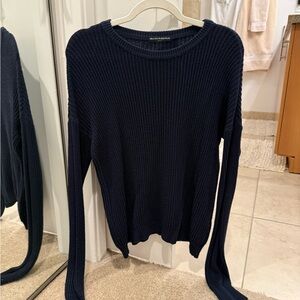 Brandy Melville Navy Crew Neck Sweater